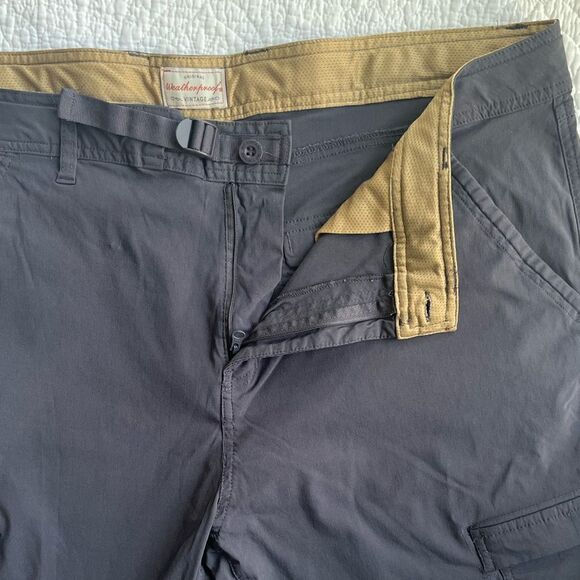 Weatherproof Vintage Gray Men's Cargo Shorts size 42 - Picture 7 of 11